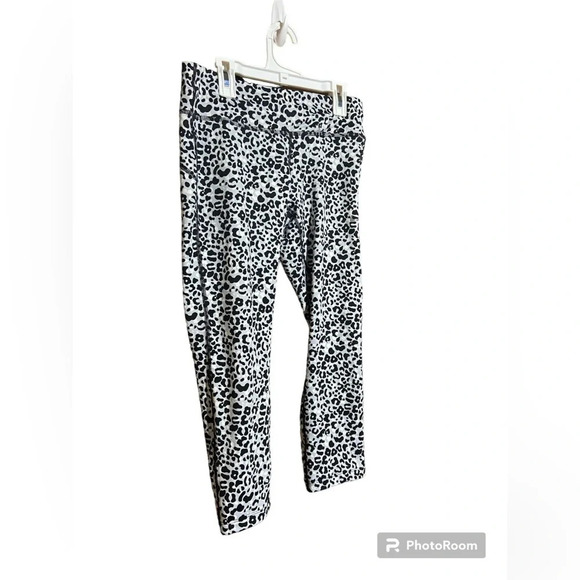 Nike Running Lotus Epic Run Leopard Print Drawstring cropped legging size MEDIUM - Picture 3 of 6